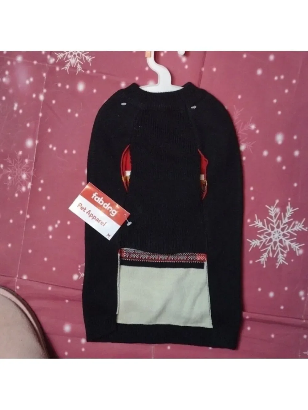 FABDOG fireplace sweater size medium
